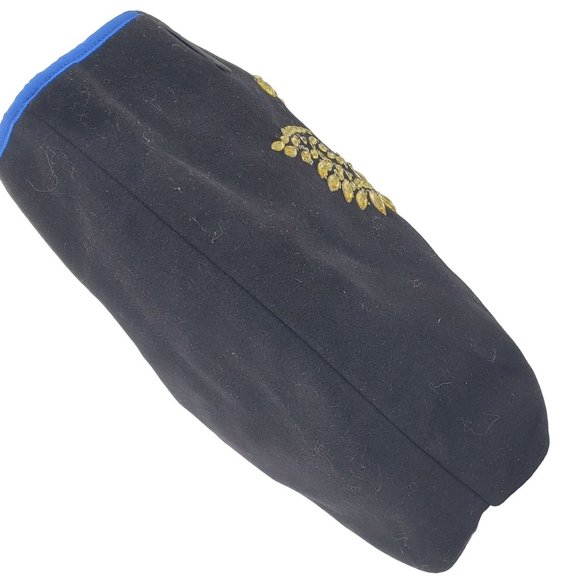 NEW Juicy Couture Eagle Wool Black Blue Gold Women's Bag Purse Handbag Tote NWT - Picture 16 of 16